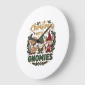 Kerst Gnomies Slingerlichten Snoepriet Grote Klok (Hoek)
