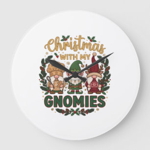 Kerst Gnomies Slingerlichten Snoepriet Grote Klok