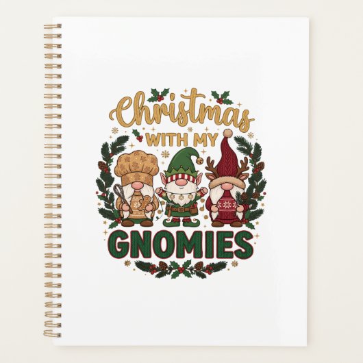 Kerst Gnomies Slingerlichten Snoepriet Planner (Voorkant)