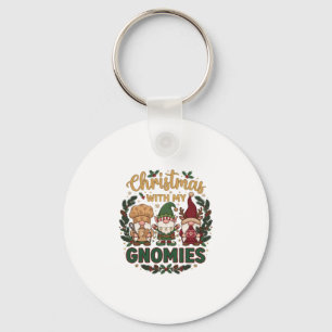 Kerst Gnomies Slingerlichten Snoepriet Sleutelhanger