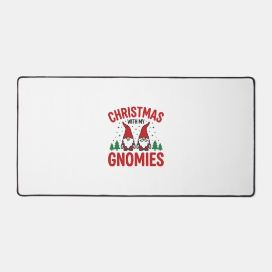 Kerst Gnomies Vakantie Gnome Ontwerp Bureaumat (Voorkant)