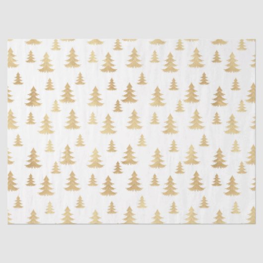 Kerst Gold Serie Ontwerp 2 Tissuepapier (Voorkant)