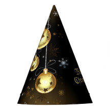 Kerst Golden Ornamenten Shiny Stars Zwart