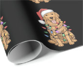 Kerst Golden Retriever Hondenliefhebber Gift Mam P Cadeaupapier (Rol Hoek)