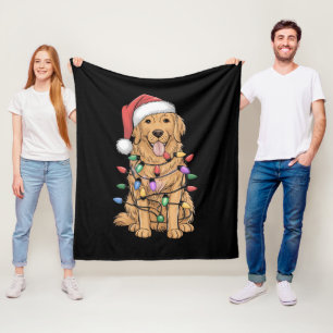 Kerst Golden Retriever Hondenliefhebber Gift Mam P Fleece Deken