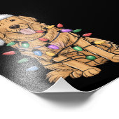 Kerst Golden Retriever Hondenliefhebber Gift Mam P Foto Afdruk (Hoek)