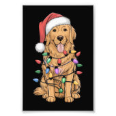 Kerst Golden Retriever Hondenliefhebber Gift Mam P Foto Afdruk (Voorkant)