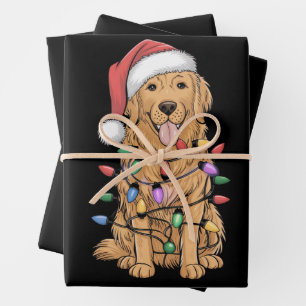 Kerst Golden Retriever Hondenliefhebber Gift Mam P Inpakpapier Vel