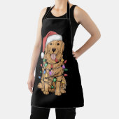 Kerst Golden Retriever Hondenliefhebber Gift Mam P Schort (Insitu)