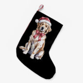 Kerst Golden Retriever Lover Dog Mama Kleine Kerstsok (Voorkant (Hangend))