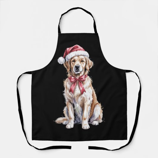 Kerst Golden Retriever Lover Dog Mama Schort (Voorkant)