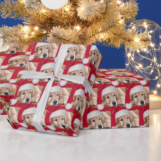 Kerst Golden Retriever met Pet Cadeaupapier (Feestdagen)