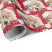 Kerst Golden Retriever met Pet Cadeaupapier (Rol Hoek)