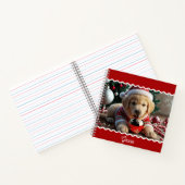 Kerst Golden Retriever Puppy in Trui Notitieboek (Binnen)