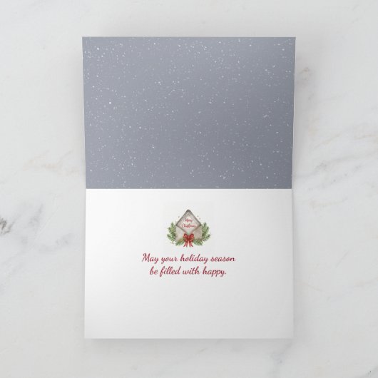 Kerst Golden Retrievers Puppies in Retro Truck Feestdagen Kaart (Binnen)