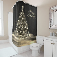 Kerst Golden Shiny Winter Black