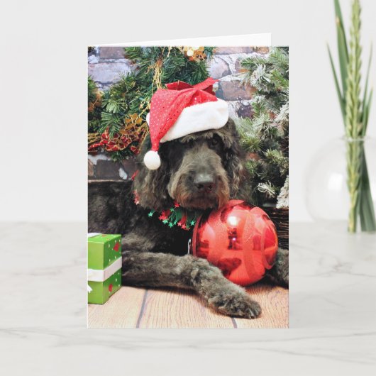 Kerst - GoldenDoodle - Buddy Feestdagen Kaart (Voorkant)