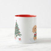 Kerst Goldendoodle Hond Mok (Midden)