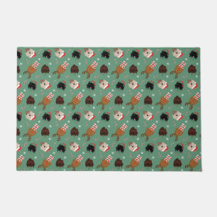 Kerst Goldendoodle Honden Deurmat