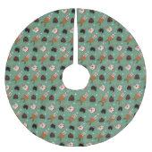 Kerst Goldendoodle Honden Kerstboom Rok (Voorkant)