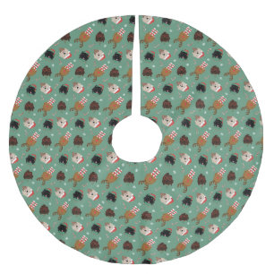 Kerst Goldendoodle Honden Kerstboom Rok