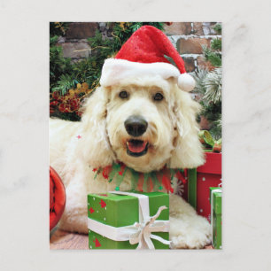 Kerst - GoldenDoodle - Peyton Feestdagenkaart