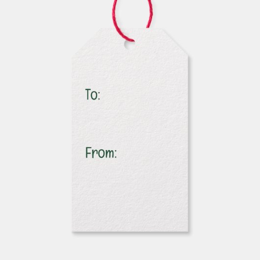 Kerst Goldendoodle Puppy Honden Cadeaulabel (Achterkant)