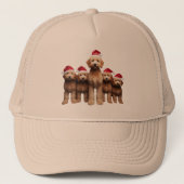 Kerst Goldendoodle, Xmas Labradoodle Crew Trucker Pet (Voorkant)
