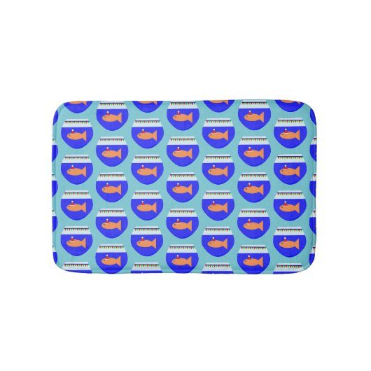 Kerst Goldfish Badmat (Voorkant)