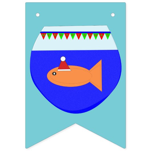 Kerst Goldfish Vlaggetjes (Eerste vlag)