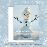 Kerst Golf Ball Snowman Kaart<br><div class="desc">Schattigee moderne feestuitnodiging met een vrolijke kleine sneeuwman gemaakt van gestapelde golfballen. Achterzijde bevat een gepersonaliseerde boodschap. Wens je vrienden en familie de beste feestdagen met een vleugje van je favoriete sport - golf. Hulp nodig bij het personaliseren of aanpassen? Neem contact met ons op. Wij helpen u graag. Ik...</div>