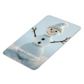 Kerst Golf Ball Snowman Magneet (Linkerzijde)