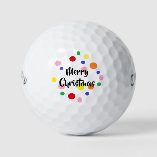 Kerst Golf Ballen door dalDesignNZ (Voorkant)
