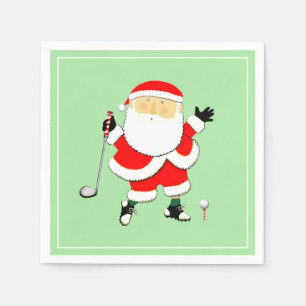 Kerst Golf Feest Servet