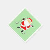 Kerst Golf Feest Servet (Hoek)