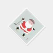 Kerst Golf Feest Servet (Hoek)