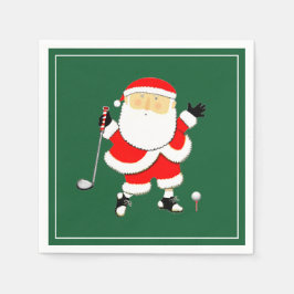 Kerst Golf Feest Servet