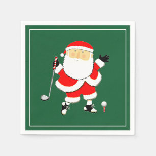 Kerst Golf Feest Servet
