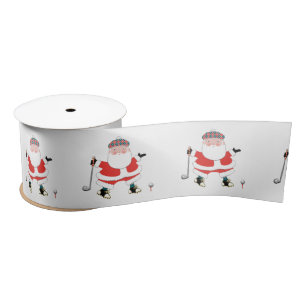Kerst Golf Gift Satijnen Lint