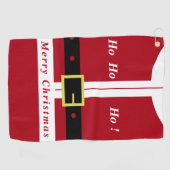 Kerst Golf Handdoek Cadeau Kerstman (Horizontaal)