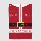 Kerst Golf Handdoek Cadeau Kerstman (Voorkant)