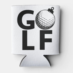 Kerst Golf Ornament Blikjeskoeler