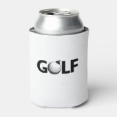 Kerst Golf Ornament Klassiek Blikjeskoeler (Blikje Voorkant)