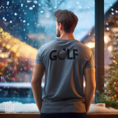 Kerst Golf Ornament Klassiek T-shirt