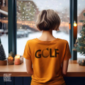 Kerst Golf Ornament Klassiek T-shirt