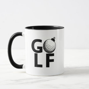 Kerst Golf Ornament Mok