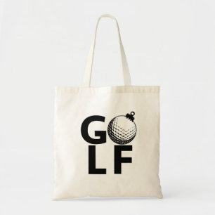 Kerst Golf Ornament Tote Bag