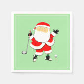 Kerst Golf Party Servet (Voorkant)