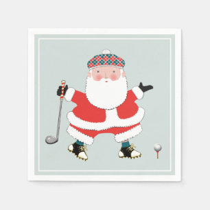 Kerst Golf Party Servet