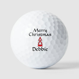 Kerst Golfballen #Debbie door dalDesignNZ